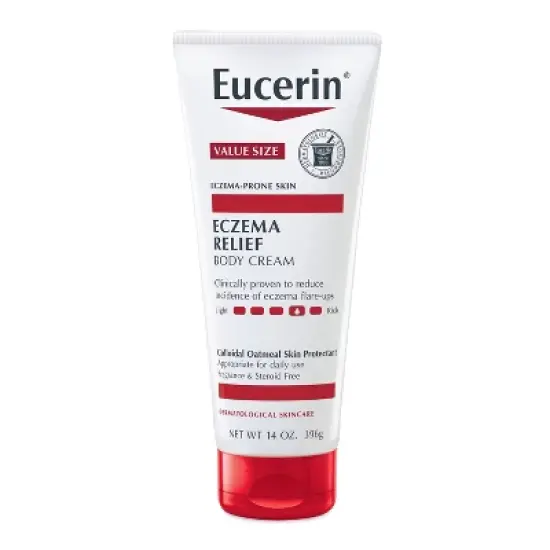 Eucerin Eczema Relief Body Cream for Dry Skin Unscented image {14}