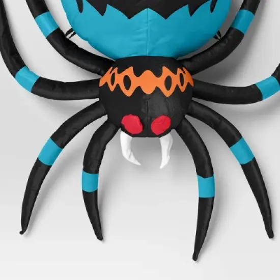 3.5' Hanging Spider Inflatable Halloween Decoration Black - Hyde and EEK! Boutique&trade; image {2}