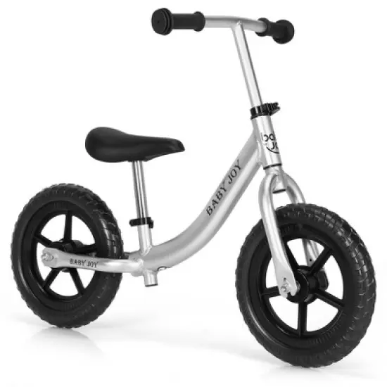 Babyjoy Aluminum Balance Bike for Kids Adjustable No Pedal Training Bicycle image {9}
