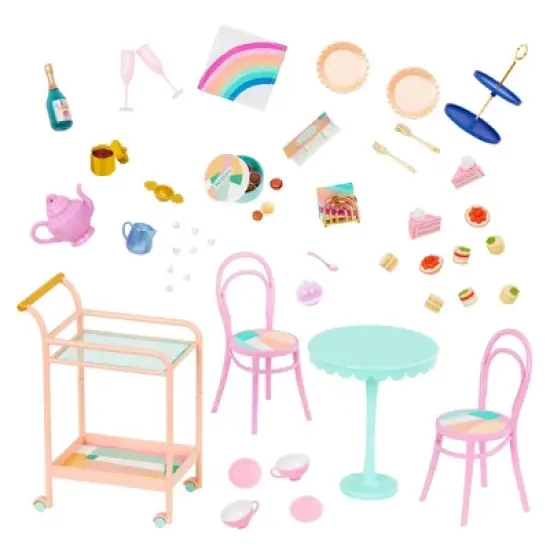 Glitter Girls Tea Time Cart Accessory Set for 14" Dolls image {7}