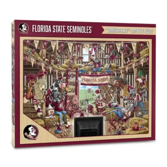 NCAA Florida State Seminoles Barnyard Fans 500pc Puzzle image {2}