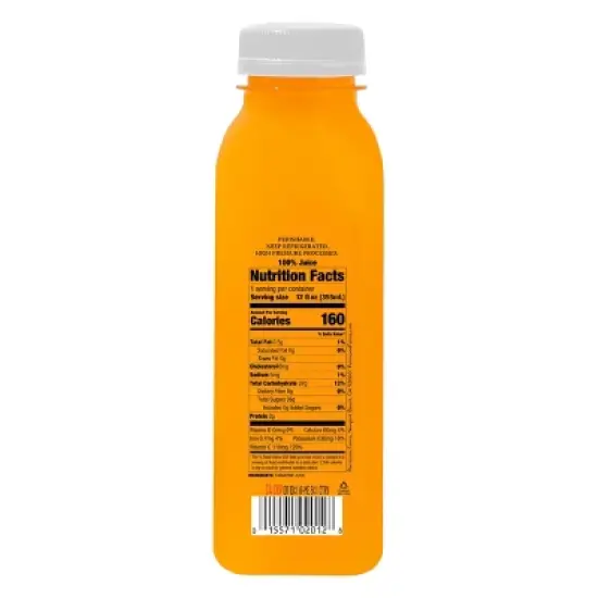Cold Pressed Tangerine Juice - 12 fl oz image {4}