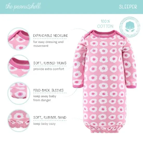 The Peanutshell Pretty Pink 16-Piece Layette Gift Set image {3}