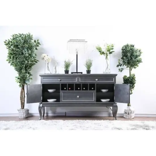 Maja Contemporary Buffet Server Dark Gray - HOMES: Inside + Out image {1}
