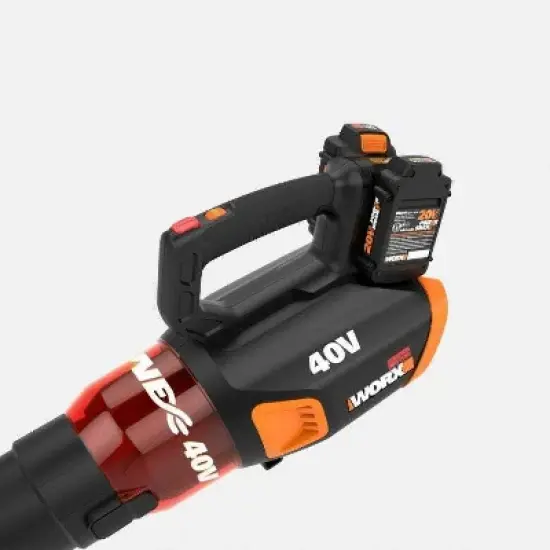 Worx WG927 40V Power Share 13" Cordless String Trimmer & Turbine Leaf Blower Combo Kit image {8}