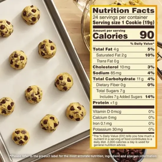 Nestle Toll House Chocolate Chip Cookie Dough - 16.5oz image {6}
