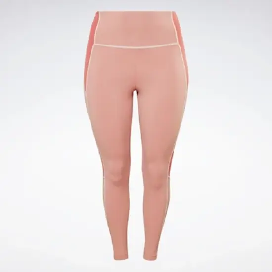 Reebok Lux High-Waisted Colorblock Tights (Plus Size) Womens Athletic Leggings image {5}
