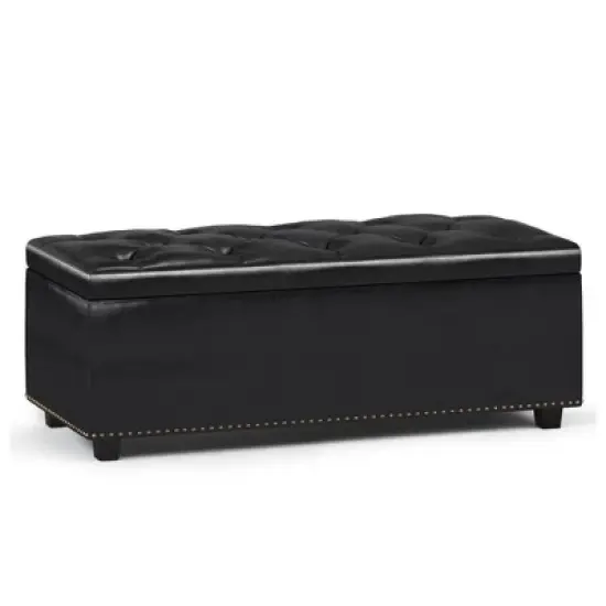 Rectangular Springfield Lift Top Storage Ottoman - WyndenHall image {1}