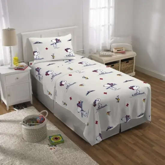 Peanuts Twin Sheet Set image {6}