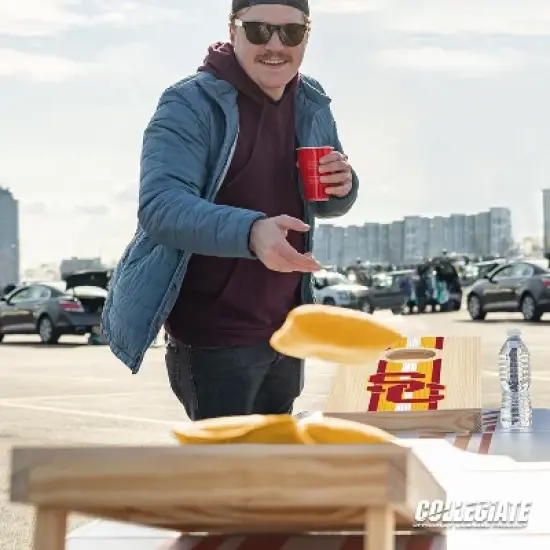 NCAA USC Trojans 1'x2' Wood Cornhole Set image {6}