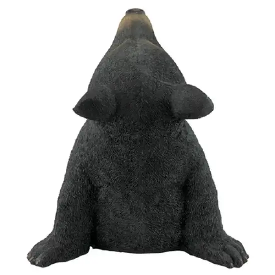 Design Toscano Catching Rays Bear Cub Statue - Black image {4}