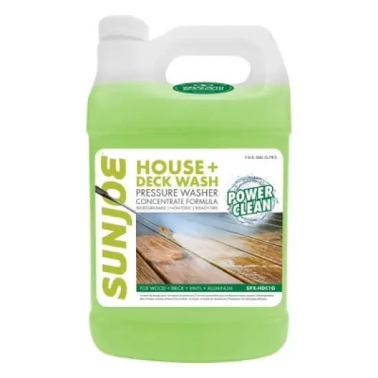 Sun Joe House and Deck All-Purpose Pressure Washer Concentrated Cleaner Detergent, Biodegradable, Non-Toxic, and Bleach Free, 1 Gallon, SPX-HDC1G image {6}