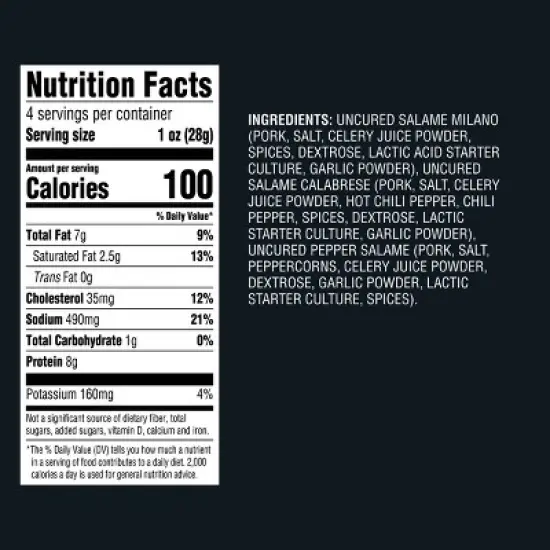 Signature Italian Uncured Salami Trio - 4oz - Good & Gather&trade; image {3}