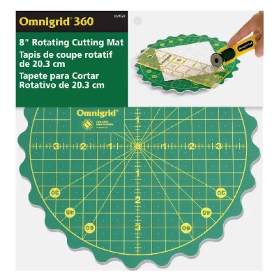Omnigrid 8" 360 Rotating Cutting Mat image {1}