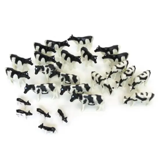 1/64th 25 Pack of Holstein Cattle ZFN12662 image {1}