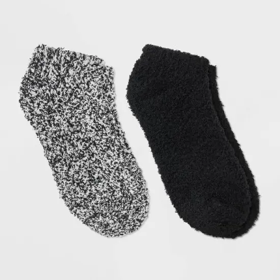 Women's Marled 2pk Cozy Low Cut Socks - Auden&trade; 4-10 image {5}