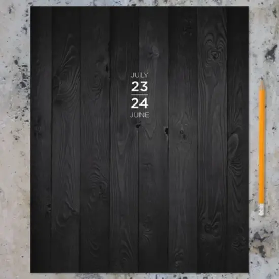 TF Publishing 2023-24 Academic Planner Monthly 9"x11" Simply Black image {3}