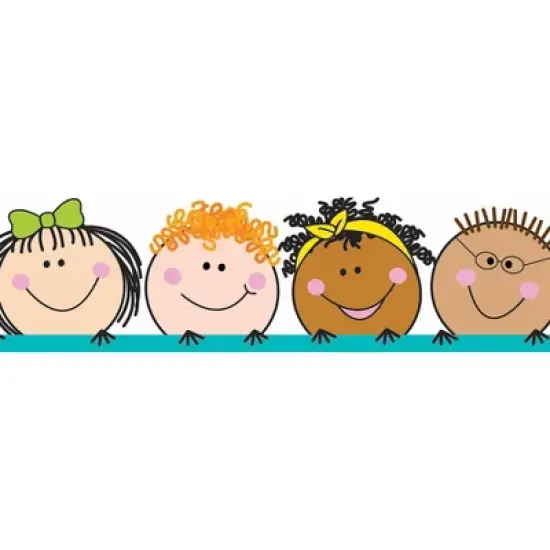 Creative Teaching Press&reg; Stick Kids EZ Border&trade;, 48 Feet Per Pack, 3 Packs image {1}