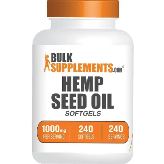 BulkSupplements Hemp Seed Oil Softgels image {6}