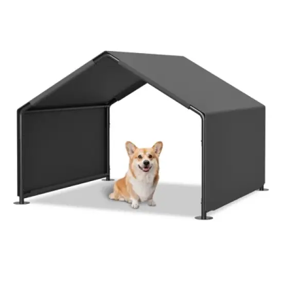 Gulches Gray Portable Dog Shade Shelter Tent for Outdoor Use image {9}