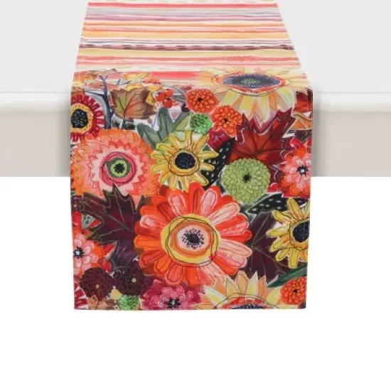 Laural Home Harvest Snippets Rectangle Table Runner image {3}