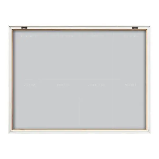 18" x 24" Blake This Week Black Framed Printed Glass by Creative Bunch Studio - Kate & Laurel All Things Decor: Modern Dry Erase Board image {3}