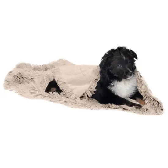 FurHaven Long Fur & Velvet Waterproof Dog Blanket image {2}