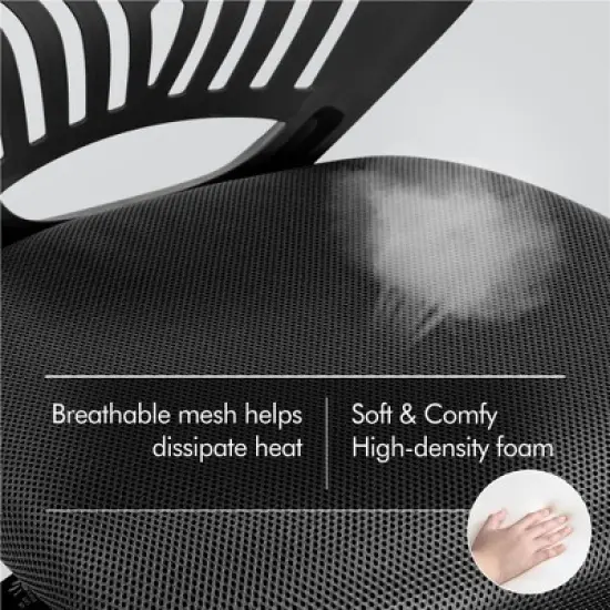 Yaheetech Adjustable Office Chair Swivel Computer Chair image {5}