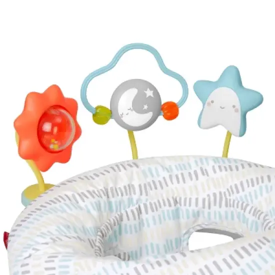 Skip Hop Baby Seat Silver Lining Cloud 2-in-1 Sit-up Chair & Activity Floor Seat - Gray image {3}