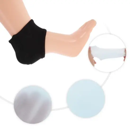 Unique Bargains Reusable Warm Heel Protectors 1 Pair image {2}