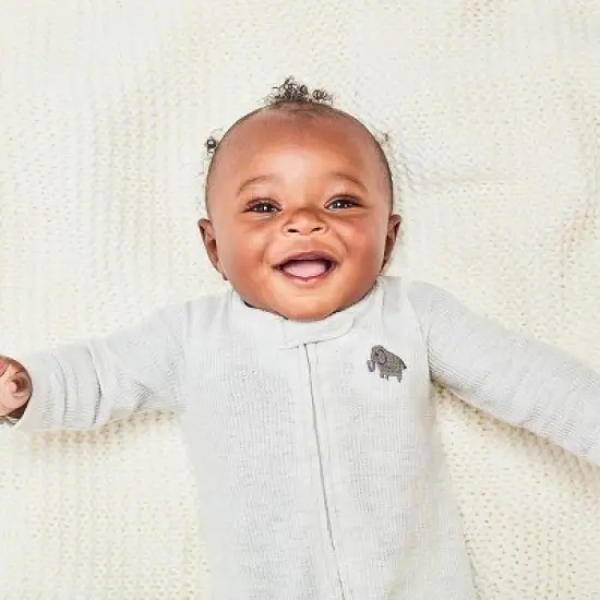 Carter's Just One You&reg; Baby 4pc Llama Pajama Set - White/Gray image {7}