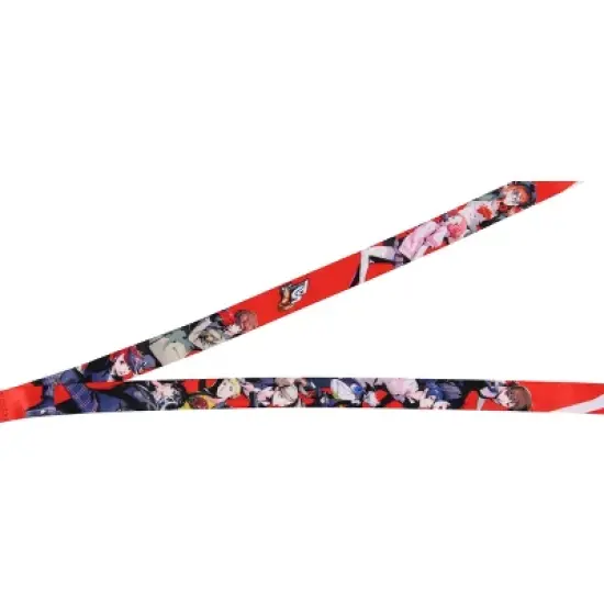 Persona 5 Royal Lanyard Badge Holder with 2" Tophat Phantom Thieves Pendant image {2}