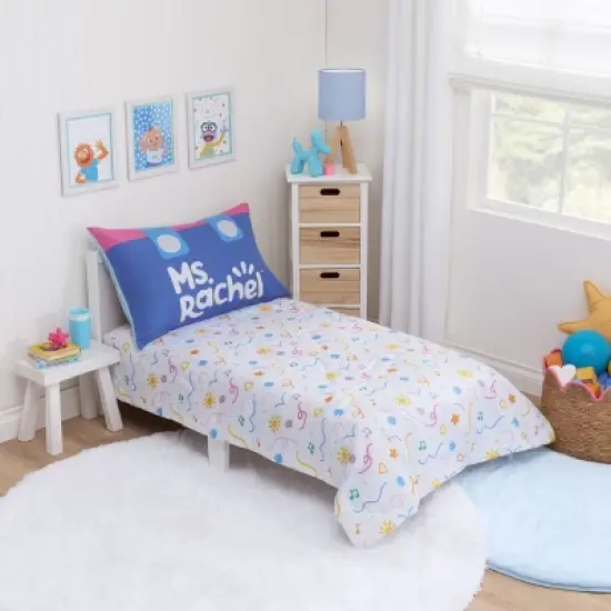 4pc Ms Rachel Toddler Bed Set image {8}