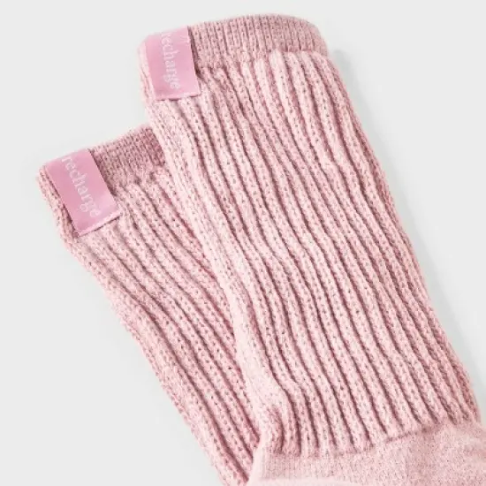 Women's Ultra Soft Ribbed Cushioned Slouch Crew Socks with Woven label - Auden&trade; 4-10 image {2}