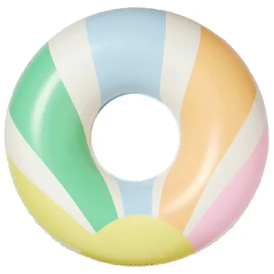 Sunnylife: Pastel Gelato Tube Ring Float, 41" Inflatable, Beach & Water Play image {8}