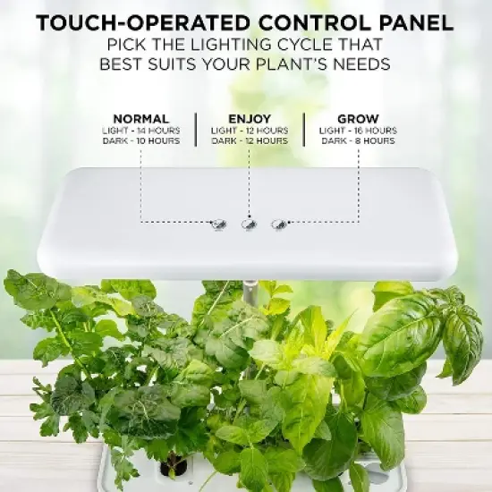 Ivation 7-Pod Indoor Herb Garden, Hydroponic Growing System Kit image {4}
