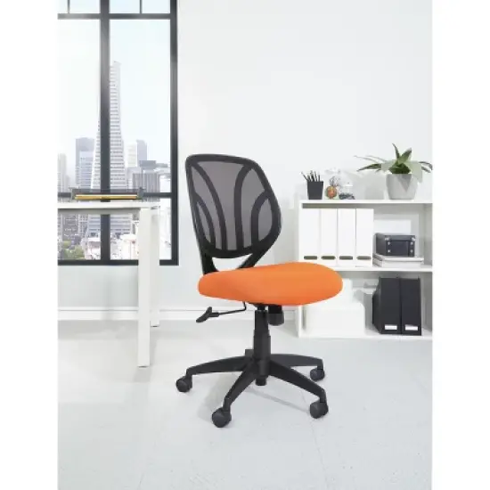 Screen Back Armless Task Chair - Office Star image {5}