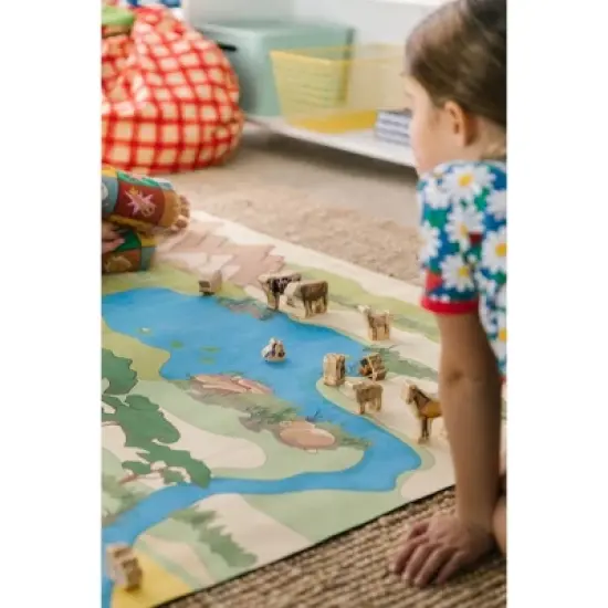 The Freckled Frog Wilderness Floor Mat image {3}
