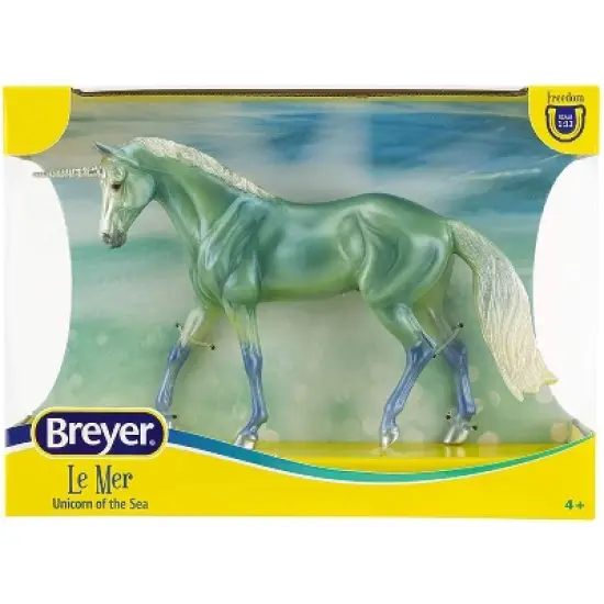 Breyer Animal Creations Breyer Freedom Series 1:12 Scale Model Horse | Le Mer, Unicorn of the Sea image {1}