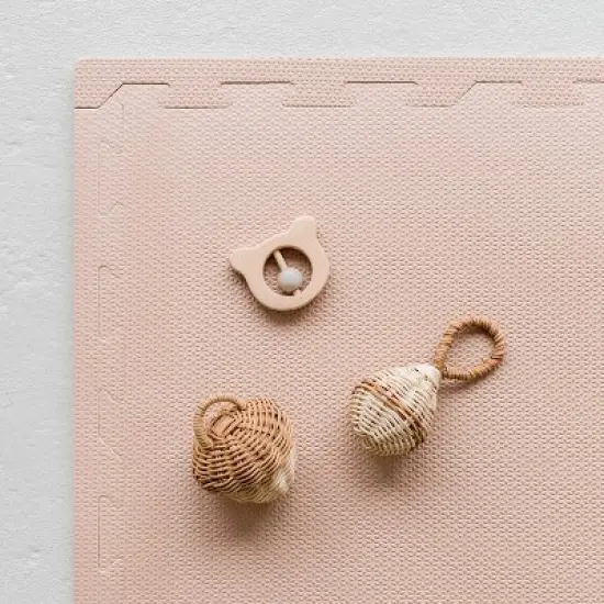 3 Sprouts Baby & Kids Foam Play Mat - Hazelnut image {1}