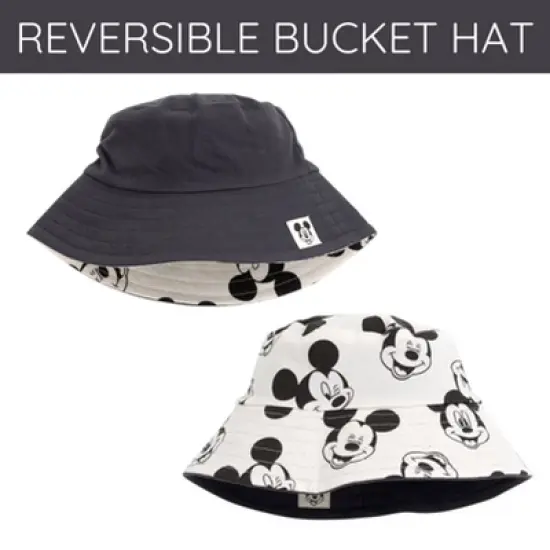 Disney Mickey Mouse Baby French Terry Short Overalls T-Shirt and Hat 3 Piece Outfit Set Newborn to Infant image {5}