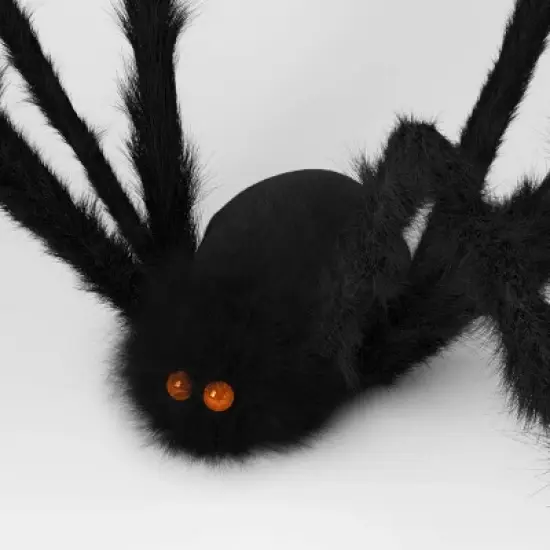 80" Plush Spider Halloween Decorative Prop - Hyde and EEK! Boutique&trade; image {1}