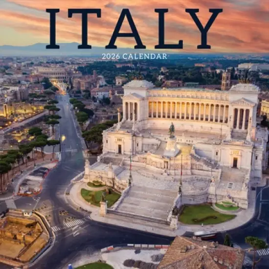 TF Publishing 13.5"x14.5" 2026 Italy Wall Calendar image {1}