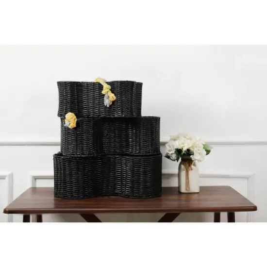 Park Life Designs Loxley Storage Dog Rope Toy Set - Black 24" image {3}