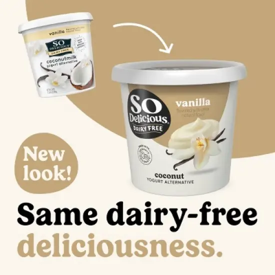 So Delicious Dairy Free Vanilla Coconut Milk Yogurt - 24oz image {3}