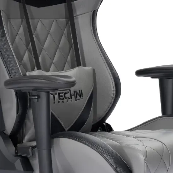 Ergonomic Gaming Chair Gray - Techni Sport image {13}