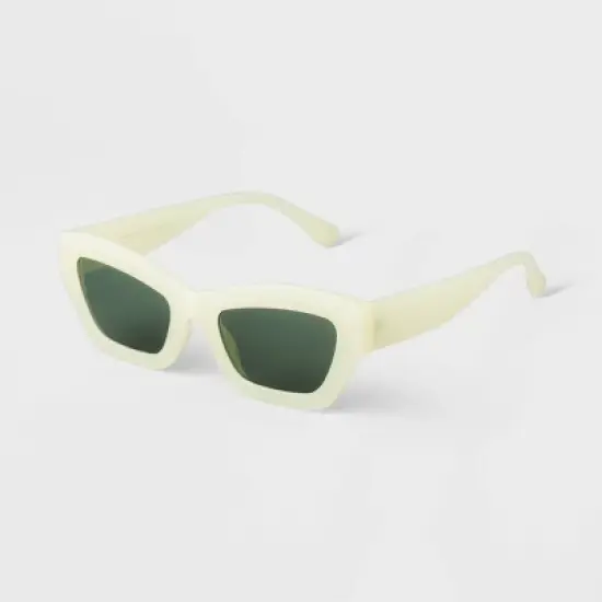 Women's Plastic Angular Cateye Sunglasses - A New Day&trade; image {1}