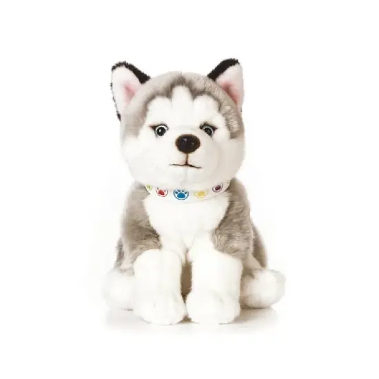 Living Nature Giant Husky Puppy Plush Toy image {1}