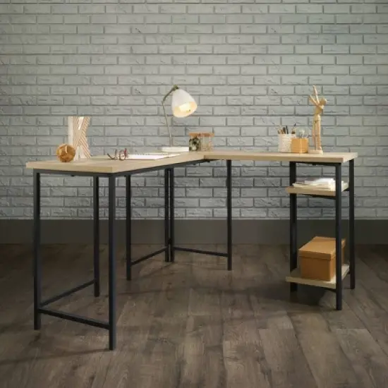 North Avenue L-Shaped Desk with Storage - Sauder image {3}