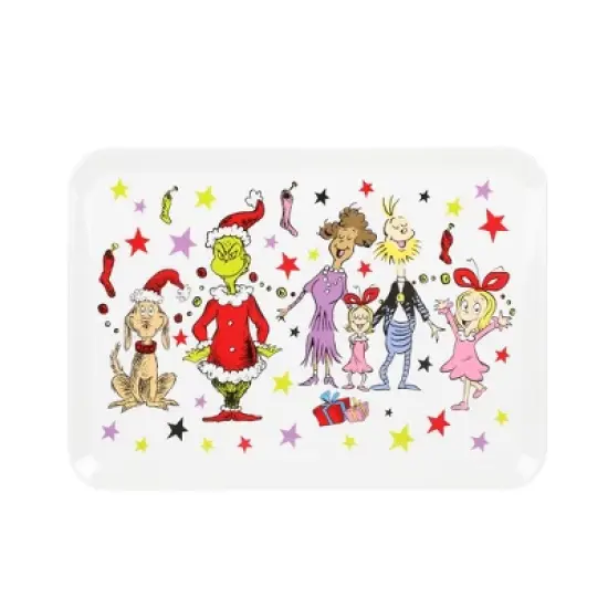 The Grinch Singing Characters Melamine Serving Tray image {4}